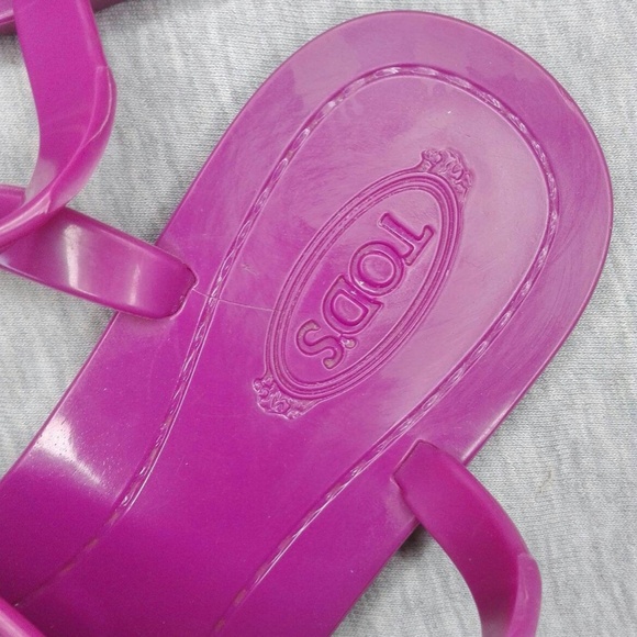 Tod's purple flip flops size 38 - Picture 5 of 6